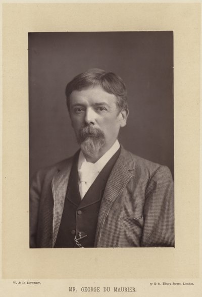 Porträt von George du Maurier von English Photographer